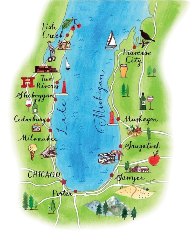 📍Great Michigan Stops: Beach, Cherries 🍒 and Sand.